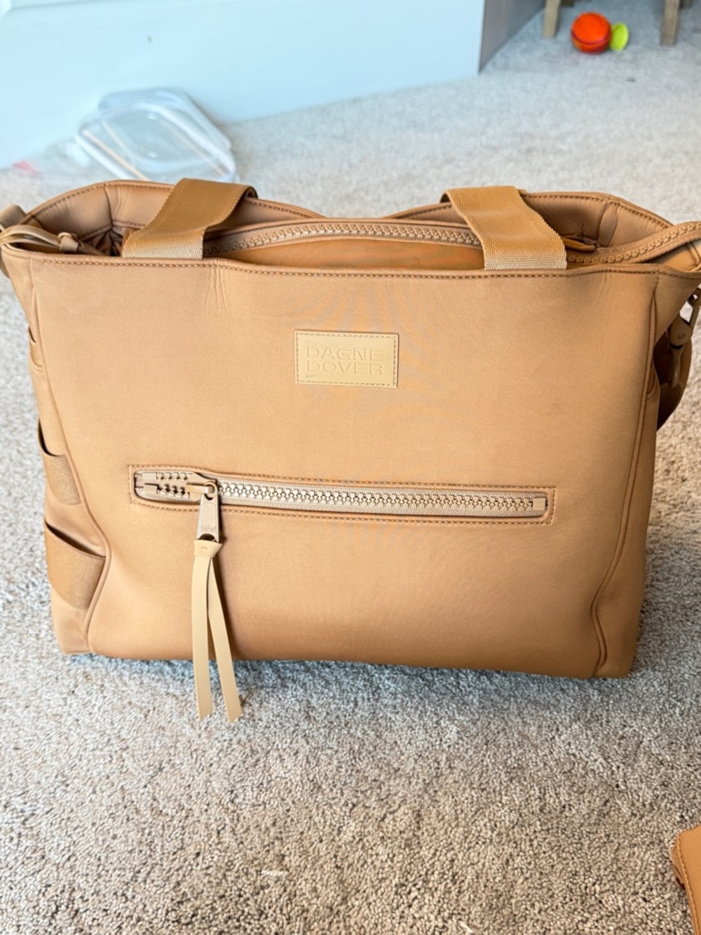 Dagne Dover Camel Wade Diaper Bag